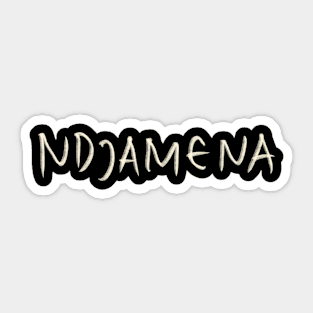 Ndjamena Sticker